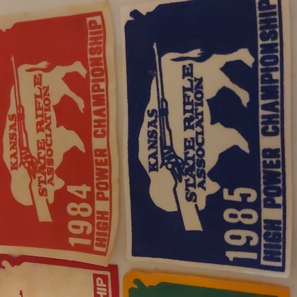 8 Vintage Kansas Rifle Association Decals - Picture 5 of 5